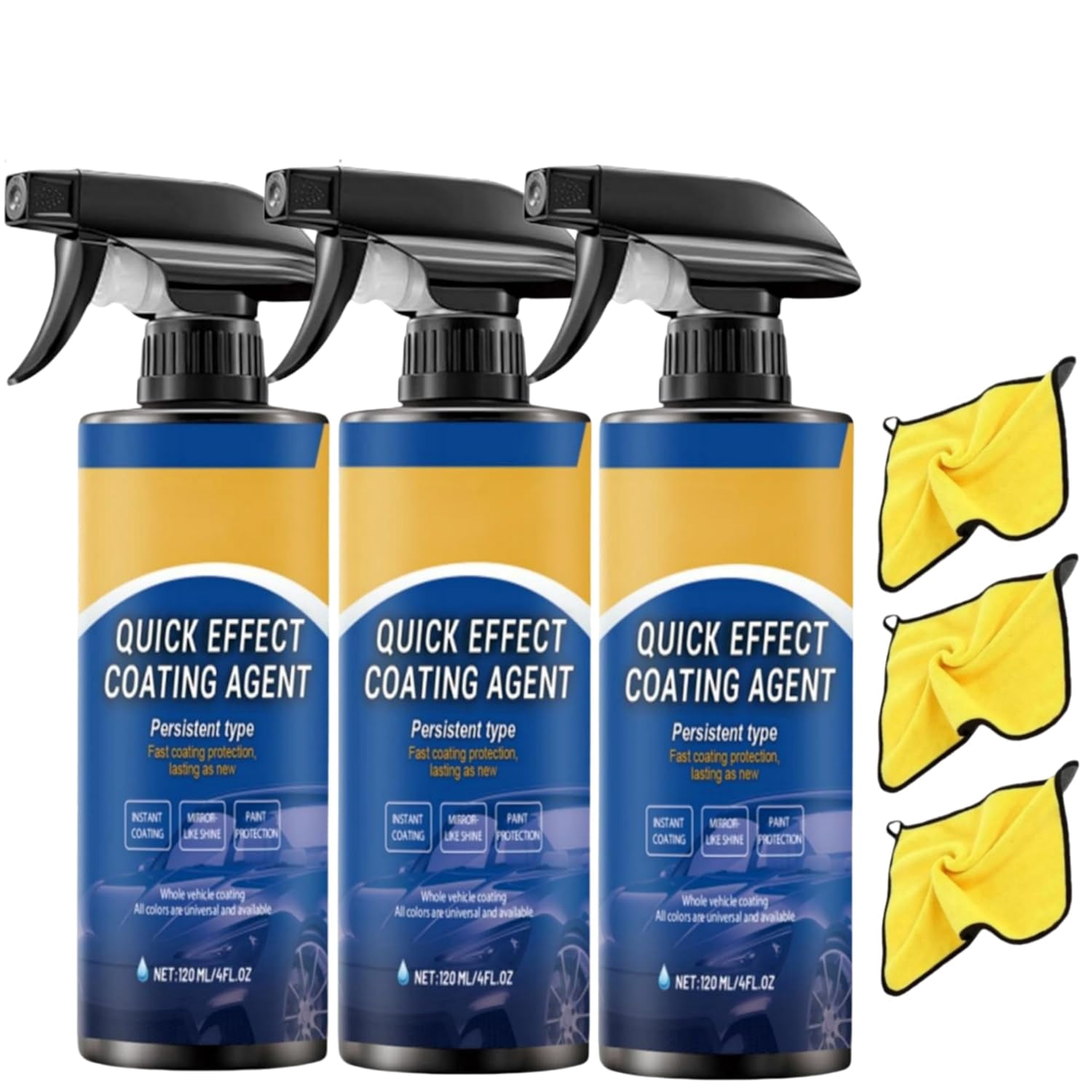 2026 New Quick Effect Coding Agent, 3-in-1 Car Coating Spray from ...