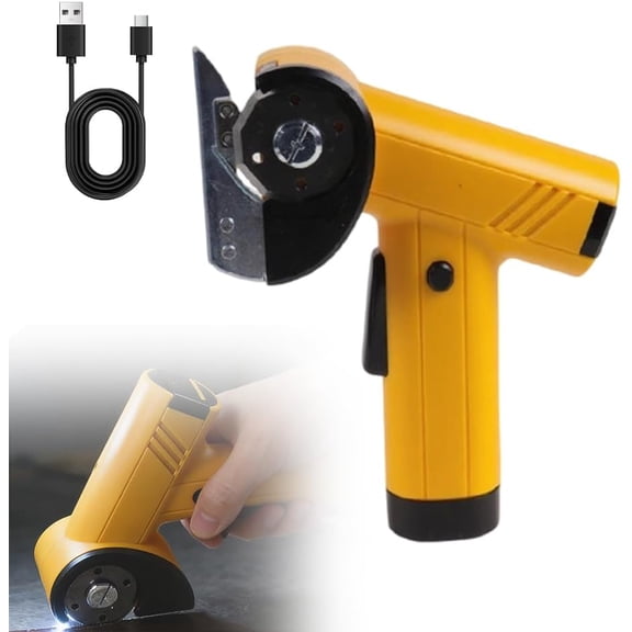 2026 New Rechargeable High-Speed Cardboard Cutter, 4.2V Cordless Electric Scissors with LED for Fabric Leather Carpet Plastic