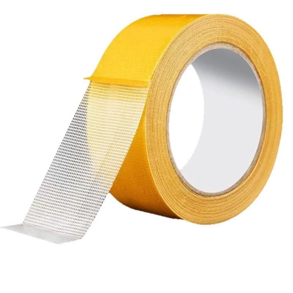 2026 New Residue Free Grid Double Sided Mesh Tape, Waterproof Heavy Duty Adhesive Tape, Strong Grip Anti Slip Accessory for Area Rugs Mats Tile Floor Fixing (Small)