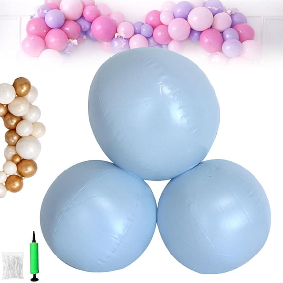 2026 New Reusable Inflatable Balloon Garland Arch Kit, 3/7 PCS Linked Pvc Balloons with Elastic Bands, Effortless, Long-Lasting, Party Decoration for Birthdays, Weddings & Celebrations