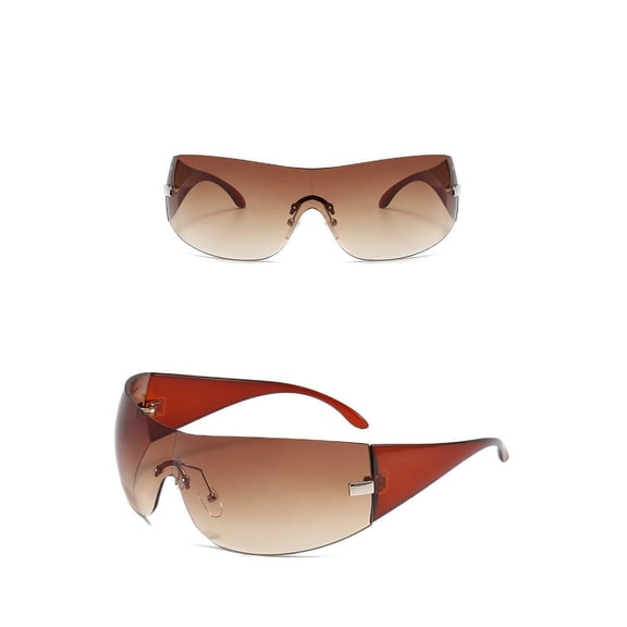 2026 New Rimless Sunglasses All-Match Fashion Personalized Fashion Women's Sunglasses Sunglasses