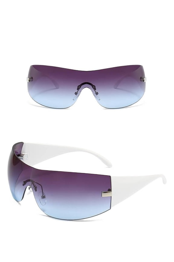 2026 New Rimless Sunglasses All-Match Fashion Personalized Fashion Women's Sunglasses Sunglasses