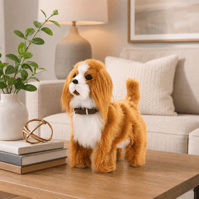 2026 New Robot Dog,Interactive Robotic Dog Life-Like Puppy Toy,Robot Puppy That Acts Like a Real Puppy, Interactive Walking Plush Robots Dog with Touch Sensing, Voice Mimic, Lifelike-Sounds