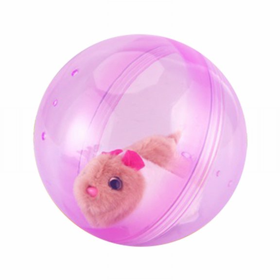 2026 New Rolling Interactive Realistic Animal Automatic Moving Rolling 360° Rolling Moving Fun Indoor Interactive Pet For Dogs (Pink, 5*5*5in)