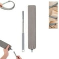 thumbnail image 1 of 2026 New Saker Plus Retractable Gap Dust Cleaning Artifact with Microfiber Dusting Cloths,Extendable Duster Cleaning Tool,Reusable Washable Dusting Wand for Home,Ceiling,Blinds(Gray,8.2in), 1 of 12