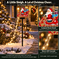 thumbnail image 1 of 2026 New Santa’s Flying Sleigh Gift Cascade–Solar Christmas Garden Light, Waterproof Outdoor Yard Stake Lamp, Warm Glowing Festive Decor For Lawn And Holiday Home Decor, 1 of 9