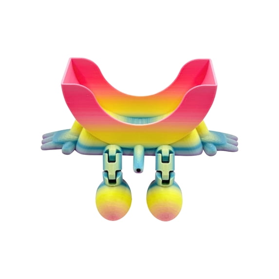 2026 New Scrub Sponge Holder,Cute Hanging Scrub Sponges Holder with Drainage,3D Printing Funny Sponges Stand for Kitchen Sink (Multicolor)