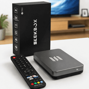 2026 New Seekbox 3Pro TV Box Version Kit with 4GB+64GB, HDMI CableWith Remote, Setup Guide & Power Adapter
