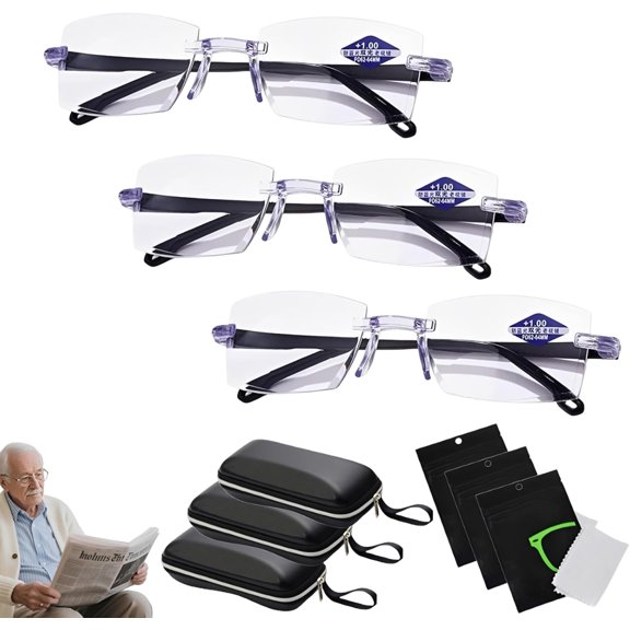 2026 New Self Intelligent Dual Focus Glasses, Adjustable Auto Focus Precision Vision Aid for Men and Women