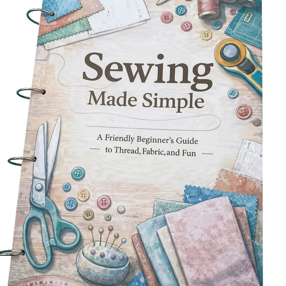 2026 New Sewing Made Simple: Beginner Sewing Guide with Easy Patterns & Complete Stitch, Fabric & Technique Reference