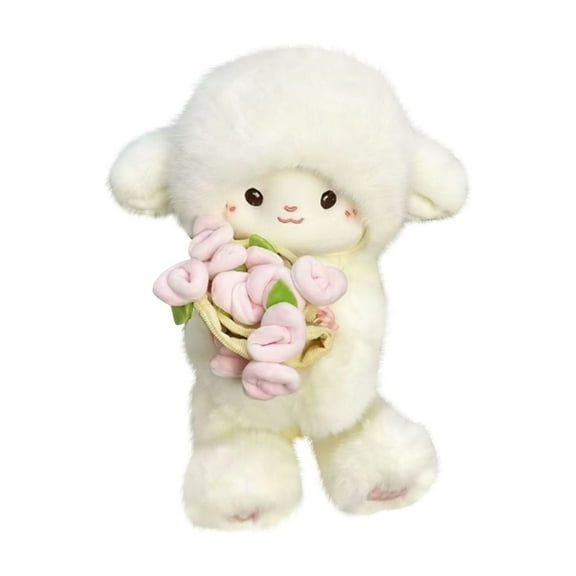2026 New Sheep Plush Toys, Stuffed Animals Toys Sheep Soft Pillow Toys, Rose Bouquet Lamb, Thanksgiving Back-To-School Graduation Gifts for Teacher Classmate Friend (Sheep, Pink)