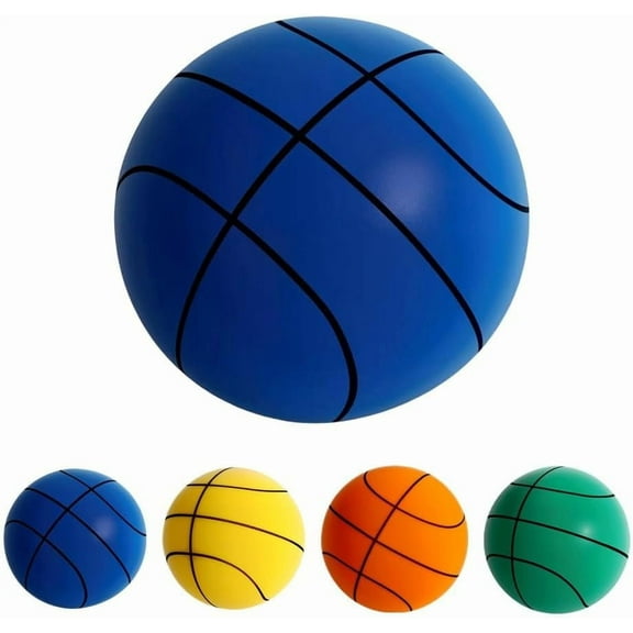 2026 New Silent Basketball, Upgrade Dribble Dream Silent Basketballs, Airless Basketballs Soundless Foam Ball for Quiet Dribbling Indoor Training Activities