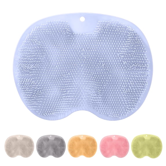 2026 New Silicone Shower Foot Scrubber Mat Back, Foot Back Cleaning Pad ...