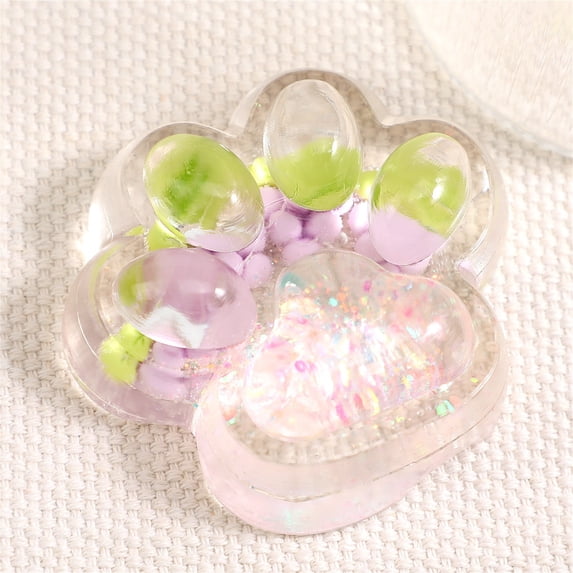 2026 New Simulated Cute 1PC Realistic Grape Cat Paw Shape, Super Soft ,Mystery ,Stress Relief for Everyone Anxiety Relief,2.75*2.55 inch.
