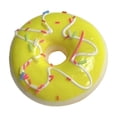 thumbnail image 1 of 2026 New Simulation Donut Stress Ball for Adults,Donut Stress Sensory Fidget Shape, Slow Rising Squeeze Ball for Anxiety Relief, Fun Stretchy Stress Shape for Everyone (Yellow), 1 of 4