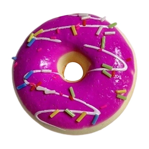 2026 New Simulation Donut Stress Ball for Adults,Donut Stress Sensory Fidget Shape, Slow Rising Squeeze Ball for Anxiety Relief, Fun Stretchy Stress Shape for Everyone (Purple)
