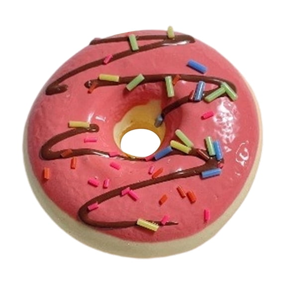 2026 New Simulation Donut Stress Ball for Adults,Donut Stress Sensory Fidget Shape, Slow Rising Squeeze Ball for Anxiety Relief, Fun Stretchy Stress Shape for Everyone (Pink)