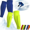 thumbnail image 1 of 2026 New Ski Guard Socks,Shin Guards Soccer Kids,Soft Ski Guard Pads,Slip On Ski Shields with Honeycomb Pads, 1 of 10