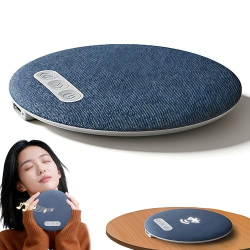 2026 New Sleep Pillow Speaker, Bluetooth Pillow Speaker with White Noise Timer Wireless Sleep Aid with Stereo Bass Private Sleep Headphones for Adult Kids (A)