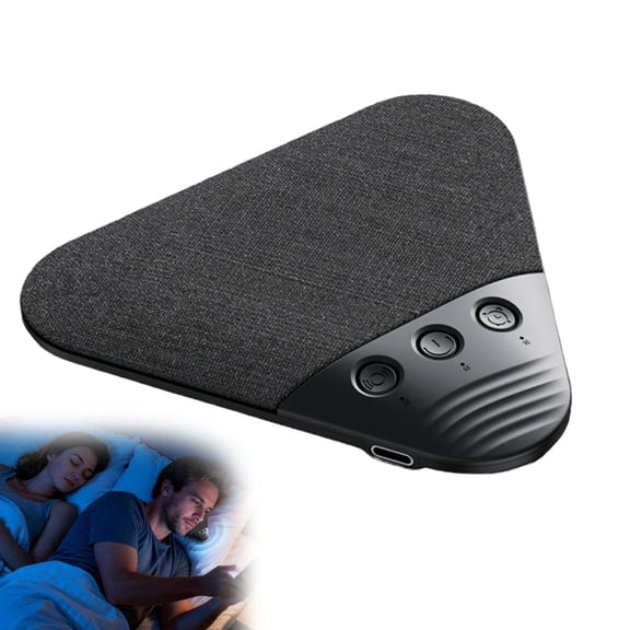 2026 New Sleep Pillow Speaker, Under Triangle-Shaped Pillow Speaker Bluetooth 5.4, with White Noise Timer, Headphone-Free Sleep Speakers for Side Sleeper, Support TF Card