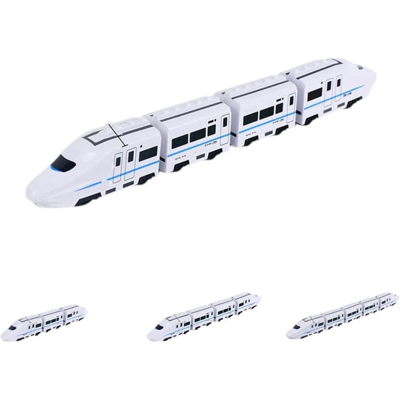 2026 New Smart Chain Train Kids Toy,Model Kit Electric High Speed Bullet,Fun Learning Game with Lights and Sounds,for KidsHigh Speed (Section 4)
