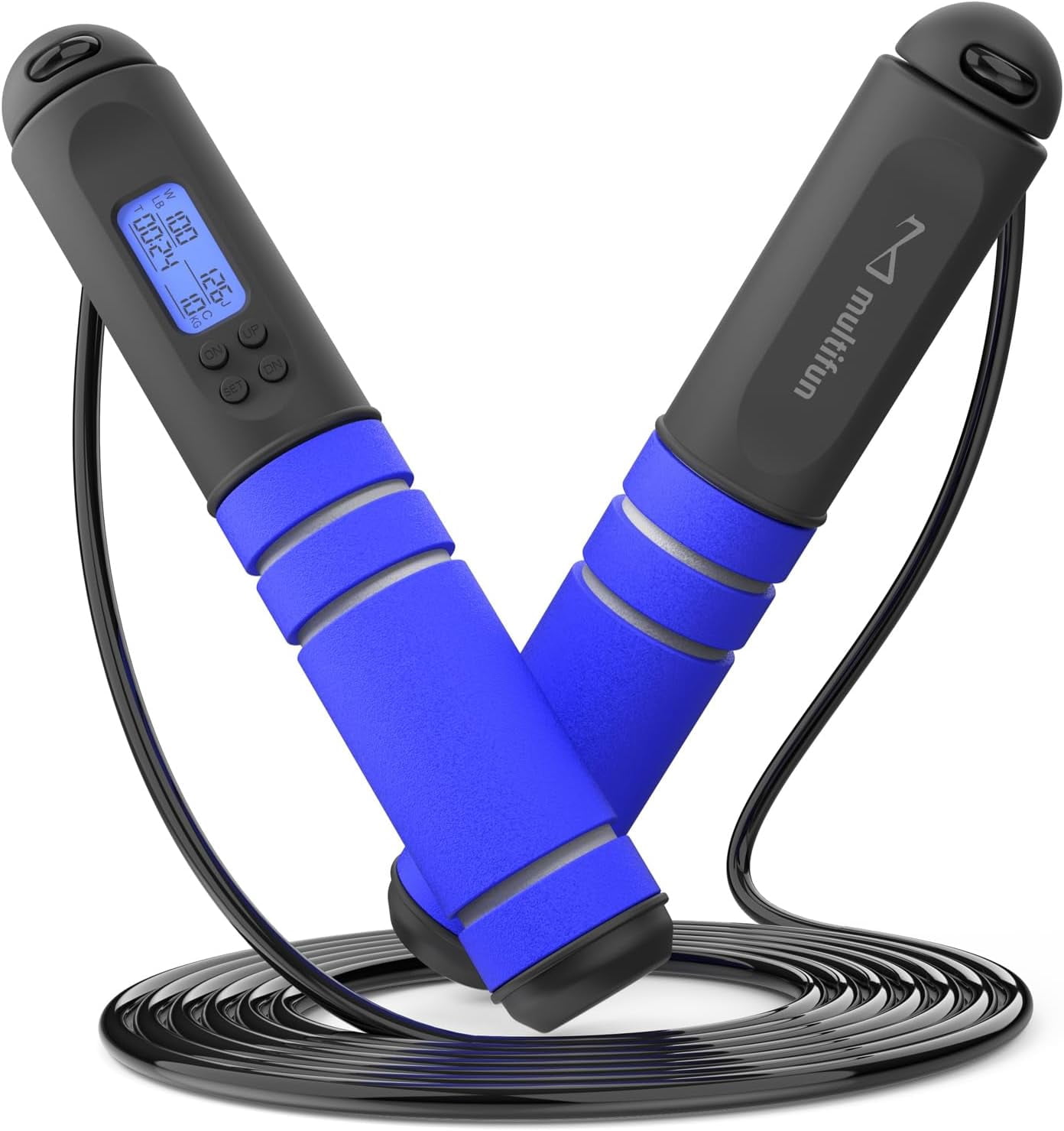 2026 New Smart Counting Jump Rope Adjustable Anti-Slip Fitness Skipping ...