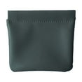thumbnail image 1 of 2026 New Snap Closure Leather Organizer Pouch, Pocket Cosmetic Bag, Self Closing Lambskin Makeup Pouch, No Zipper Self-Closing Pocket Cosmetic Bag, 1 of 2