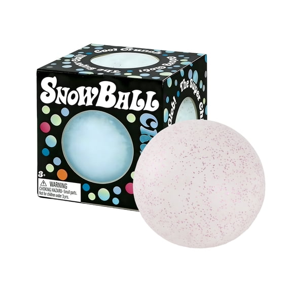 2026 New Snowball Squishy Toys, 2.36" Real Snow Squeeze Ball, Stress Balls for Adults, Quick Rebound Sensory Fidget Toys, Stress Relief Party Favor