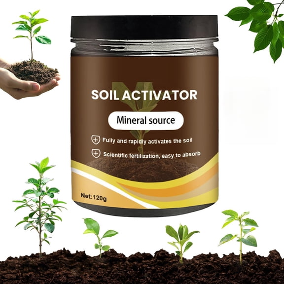 2026 New Soil Activator for Plants, Organic Soils Activator & Plant Fertilizer for Potting Mix, and Seedling Compost, Improves Soils Health for Potting Mix and Seedling Compost