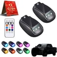 thumbnail image 1 of 2026 New Solar Cab Lights for Truck, Solar Car Roof RGB Strobe Light with Remote Control, No-Drill Wireless Waterproof LED Light for Truck SUV RV Night Driving, 1 of 8