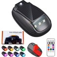 thumbnail image 1 of 2026 New Solar Car Roof RGB Strobe Light with Remote Control, Waterproof Interior Car Lights 8 Colors Wireless LED Strobe Lights for Trucks, Motorcycle, Vehicle, Night Driving (1pc), 1 of 10