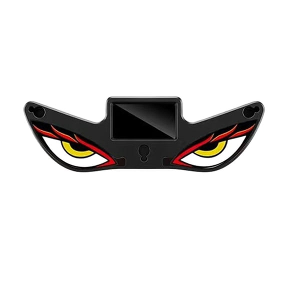 2026 New Solar Demon Eye LED Car Window Light, Dynamic Breathing Effect Rear Windshield Decoration with Dual Charging for SUV Truck, Wireless Suction Cup Mount