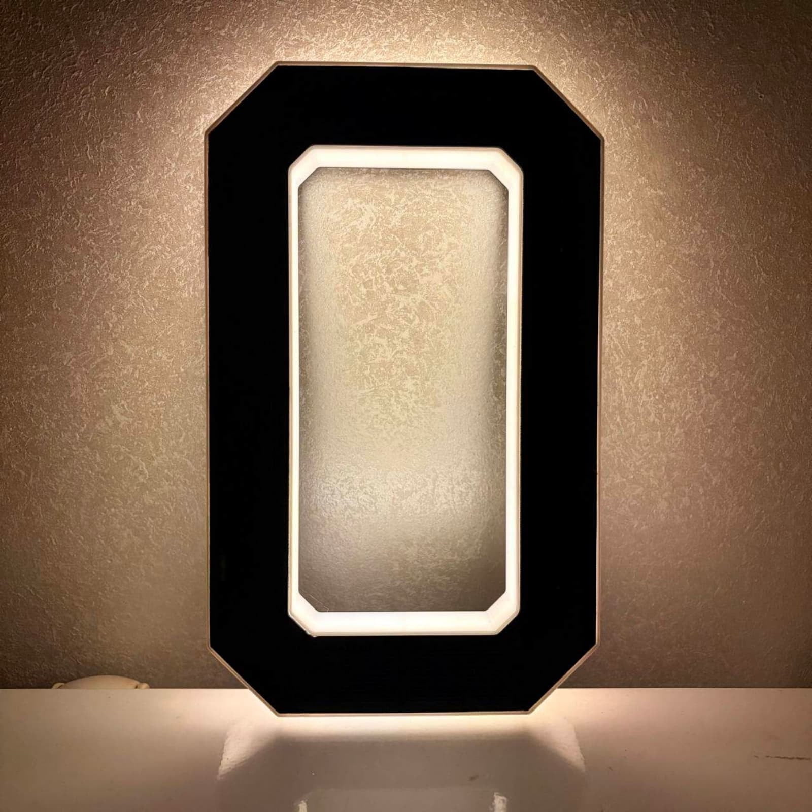 2026 New Solar House Numbers for Outside, 9" Light Up Address Numbers for House, No Drill Adhesive or Screw Mount, Waterproof LED Illuminated Modern Address Sign, Dusk to Dawn