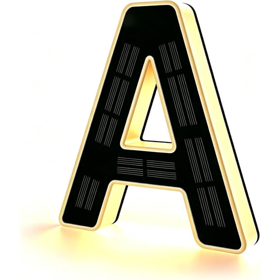 2026 New Solar House Numbers for Outside, Light Up Address Numbers for House, IP65 Waterproof LED Illuminated Address Sign with Adhesive or Screw Mount, Dusk to Dawn