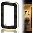 2026 New Solar House Numbers for Outside, LED Illuminated Address Sign ...