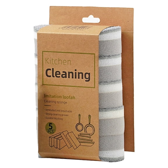 2026 New Sponge Eraser,Kitchen Cleaning Sponges Erasers,No Scratch & Super Absorbent,Multi Functional Foam Sponges,Shower & Tub Scrubber Sponge For Kitchen and Bathroom(4.5x2.6")(5pc)