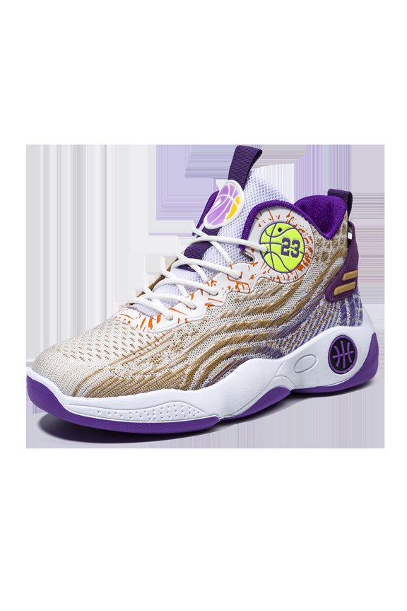 2026 New Spring And Autumn Basketball Shoes, Breathable Mesh, Wear-Resistant Men'S Shoes, Student Outdoor Training Running Sports Shoes