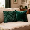 thumbnail image 1 of 2026 New St Patricks Day Pillow Covers 18x18 Set of 2 – Green Shamrock 3D Plush Textured Throw Pillow Covers for Sofa Couch & Living Room – Irish Holiday & St Patricks Day Decorations for Home, 1 of 8