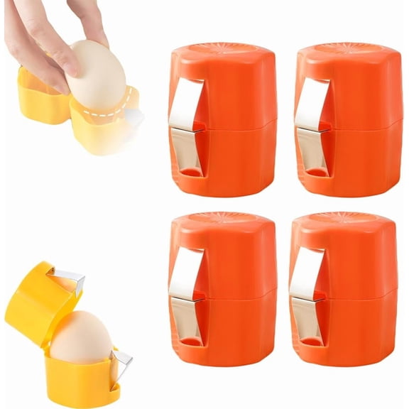 2026 New Stainless Steel Egg Opener, Egg Shell Separator & Cracker Tool for Raw & Hard Boiled Eggs, Multifunctional Kitchen Gadget