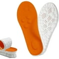 thumbnail image 1 of 2026 New Steppers Insoles for Men & Women, 2 Pair 4D Cloud Massage Memory Foam Insoles with Arch Support for All-Day Comfort(Orange, Men 10 / Women 11), 1 of 8