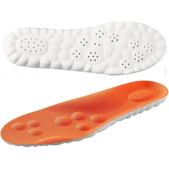 2026 New Steppers Insoles for Men & Women - 4D Cloud Arch Support Shoe Insert, Plantar Fasciitis & Heel Pain Relief