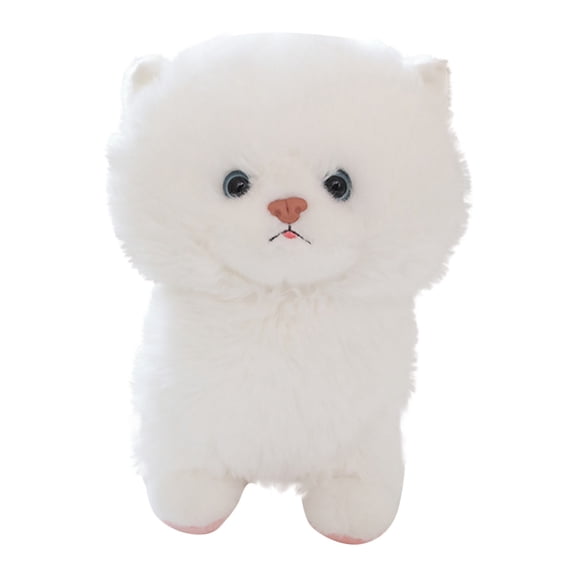 2026 New Stuffed Cat Toys, Plushies Pillow Cat Plush Toys, Dumb and Cute Budot Doll Plush Toy Short Ear Doll Machine Doll Huggable Comfort Gift for Birthdays Party Gifts (Cat, White)