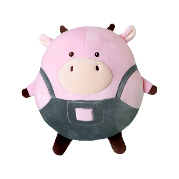 2026 New Stuffed Ox Toys, Plushies Pillow Ox Plush Toys, Sleeping Dolls, Soothing Toys, Birthday Gifts, Valentine's Day Gifts, Huggable Day Gifts for Birthdays Party Gifts (Ox, Pink)