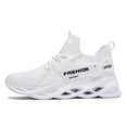 thumbnail image 1 of 2026 New Style Casual Breathable Fly-Woven Sneakers, Lightweight Trendy Running Shoes, Cross-Border Blade Style Large Size Men's Shoes, 1 of 10