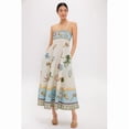 thumbnail image 1 of 2026 New Style Elegant High-Waisted Printed Suspender Dress, 1 of 6