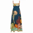 thumbnail image 1 of 2026 New Style Elegant High-Waisted Printed Suspender Dress, 1 of 6