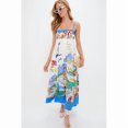 thumbnail image 1 of 2026 New Style Elegant High-Waisted Printed Suspender Dress, 1 of 6