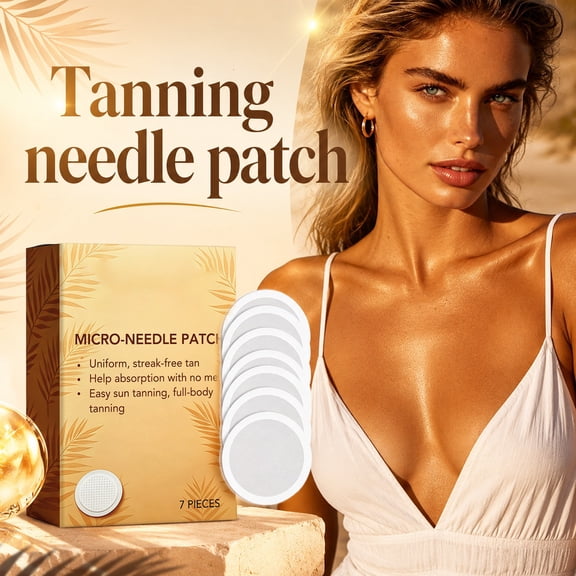 2026 New Sun-Free Glow Micro Tanning Patch  Face & Body, Streak-Free Tan,  7PCS/Boxes