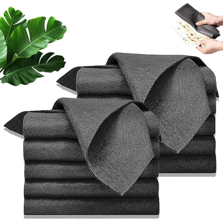 2026 New Thickened Magic Cleaning Cloth, Reusable Glass Wiping Cloths, Streak Free Microfiber Thickened Magic Cleaning Wipes, Absorbent Glass Rag for Kitchen, Window and Car