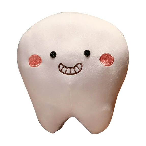 2026 New Tooth Plush Toys, Stuffed Animals Toys Tooth Soft Pillow Toys, Cute Tooth Pillow, Love Tooth Doll, Best Birthday Gifts for Holiday Xmas Easter for Friend and Family (Plush Toys, B)